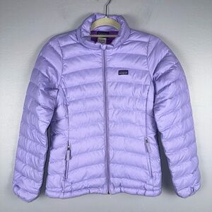 Patagonia Girls XL Down Sweater Jacket Lilac *READ